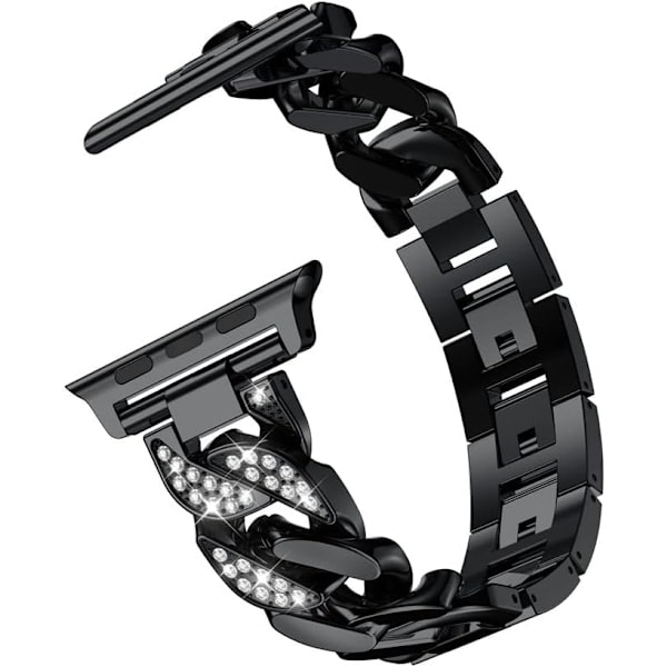 [QD] Kompatibel med Apple Watch Armbånd 40mm 38mm, Armbånd i Rustfrit Stål, Erstatningsarmbånd