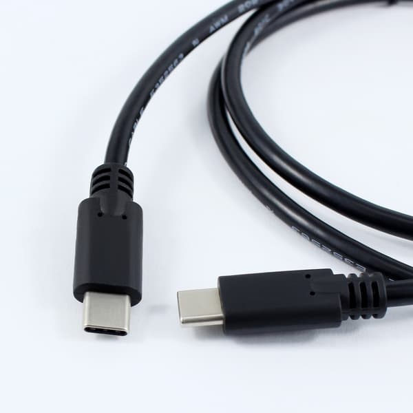 QU-Hurtigladekabel Data USB 3.1 Gen1/Gen2 C til C for smarttelefon, lagervare 2M Black