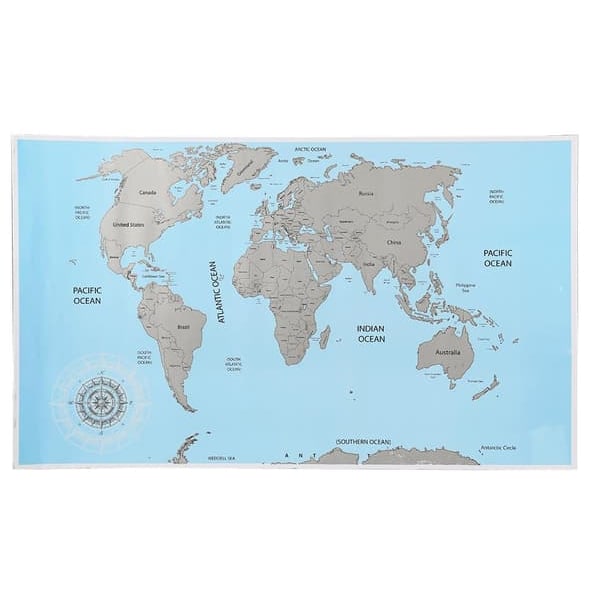 Raaputuskartta Maailmankartta / Scratch Map - 88x52cm_QQ