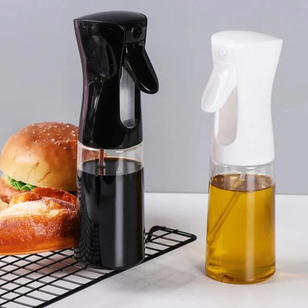 2-pack - Sprayflaska för olja i glas - 200 ml transparent 2-pack