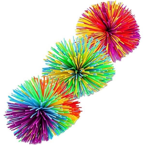 QD-Sensoriske baller for stimulering / dekompresjon / terapi / sensoriske leker flerfargede (5 stk 6 cm)