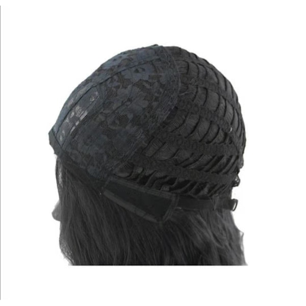[QD] Kort krøllete hår for kvinner, fluffy og trendy kort bølgete parykk, ser naturlig ut som ekte hår, cosplay