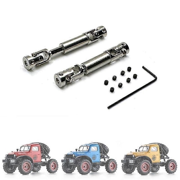 \"QD\" FMS FCX24 Metalliset Vetoakselit CVD Vetoakselit 1/24 RC Crawler Auton Päivitysosat Tarvikkeet