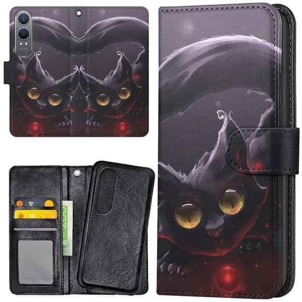 OnePlus Nord CE4 Lite 5G - Pung Etui/Cover Sort Kat_QQ
