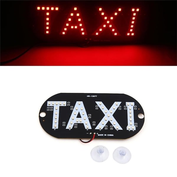 Taxi Cab Vindruta Vindruta Skylt Led Ljus Bil Hög Ljusstyrka Lampa Glödlampa Grön