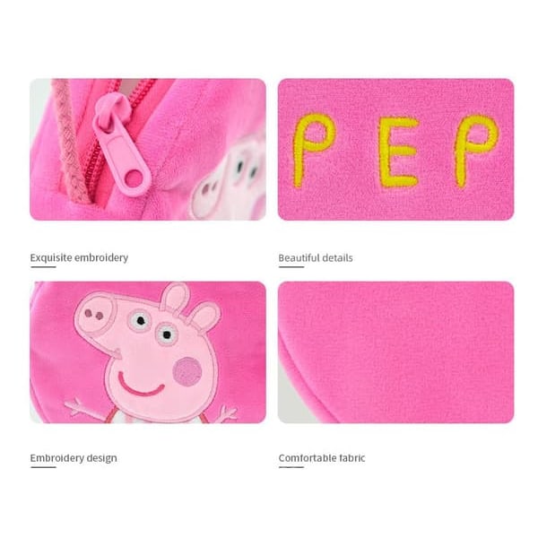 Greta Possu Peppa Pig esikoululaukku olkalaukku Peppa Pinkki_qq