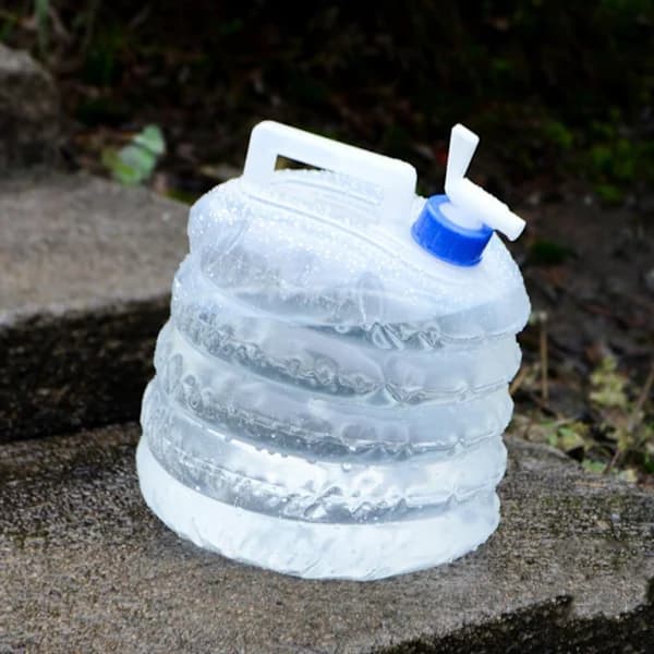 2-PAK 10L Bærbare Sammenklappelige Vanddunke. Vanddunk