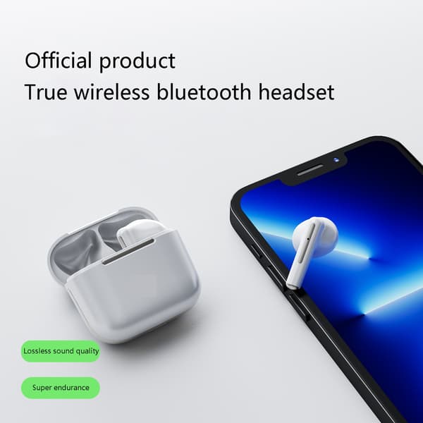 DQ-Bluetooth Trådløse Multi Farve Ørepropper Øretelefon hovedtelefon H6 TWS White