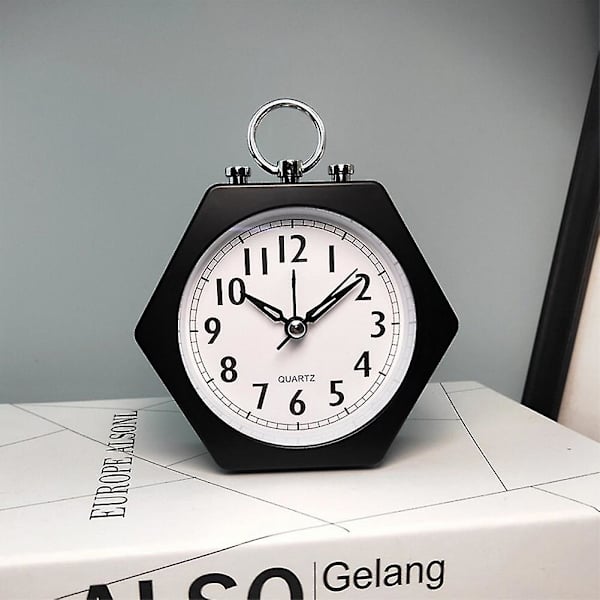 Silent Soft Alarm Clock Kids Alarm Clock Timer Digital Clock (Black)
