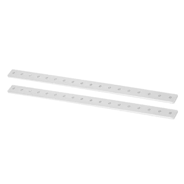 2 stk. 288 mm aluminiumsplade til Pitsco Tetrix Robotics reservedele