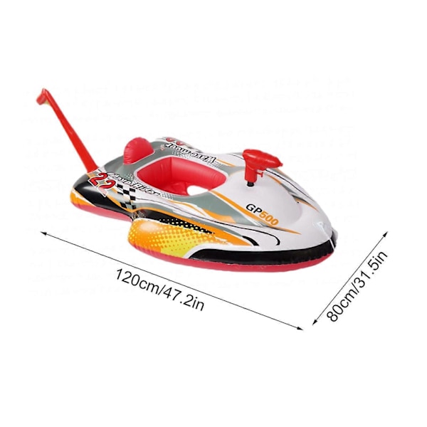 Baby Spædbarn Flyder Børn Pool Oppustelig Hydraulisk Motor Vandlegetøj PVC Med Solskærm Regnbue Sommer Strand Svømmering_ufo silver