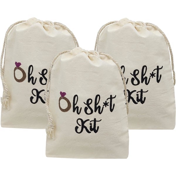 QU/Dragskopåse 10x15 cm Bakis-Kit Väska Oh SHT Kit Väska