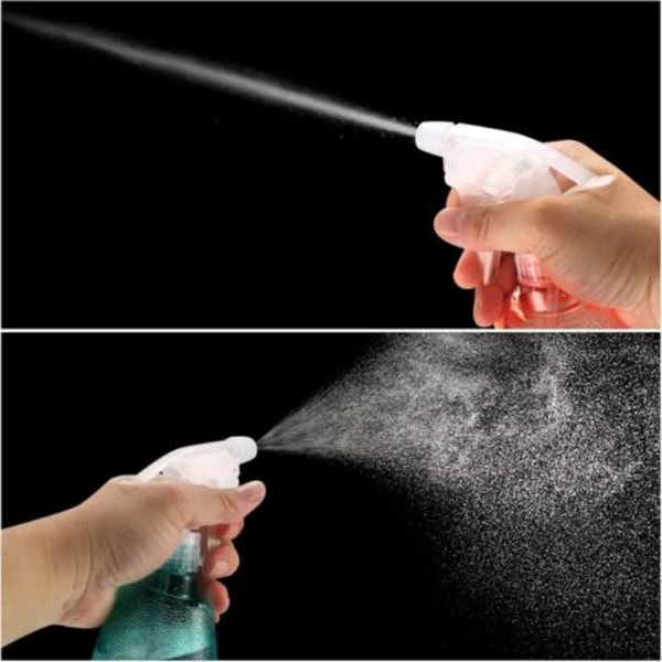 #QD# 2-pak 500 ml sprayflasker - plast - Mister Sprayer - Til rengøring i hjemmet, have, frisør, planter, blomster - pink/grøn