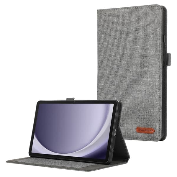 \"QD\" Samsung Galaxy Tab A9+ Taitettava kotelo korttipidike Kangaskuvio