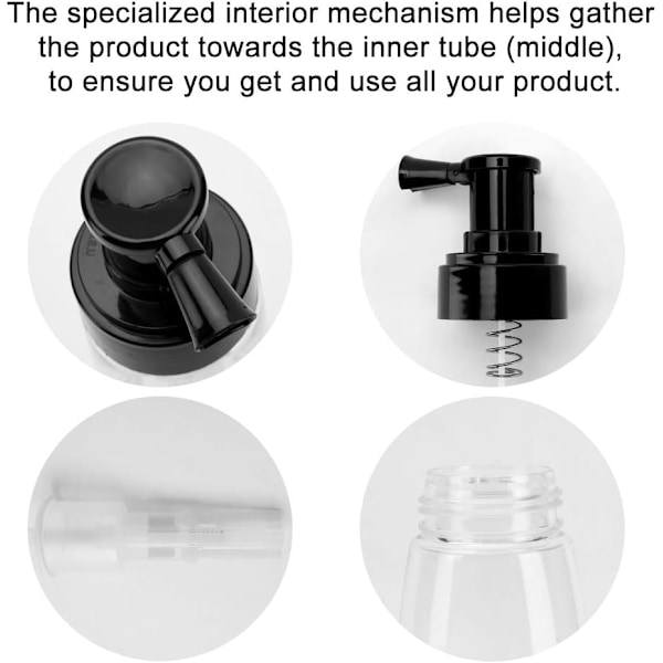 [QD] 2 stk sprayflasker, påfyllbar hårfiberapplikator for frisørsalong, hjem, skjønnhet (140 ml + 140 ml)