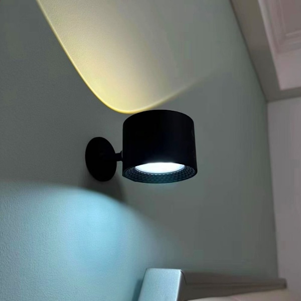 LED Vägglampor Ljus Läslampa Nattlampa VIT RGB VIT_qudddd White RGB White RGB