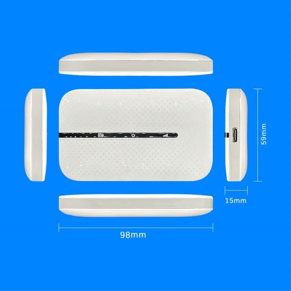 \"QD\" Bærbar 4G LTE-router 150 Mbps High Speed Pocket WiFi Hotspot-modem EU-version
