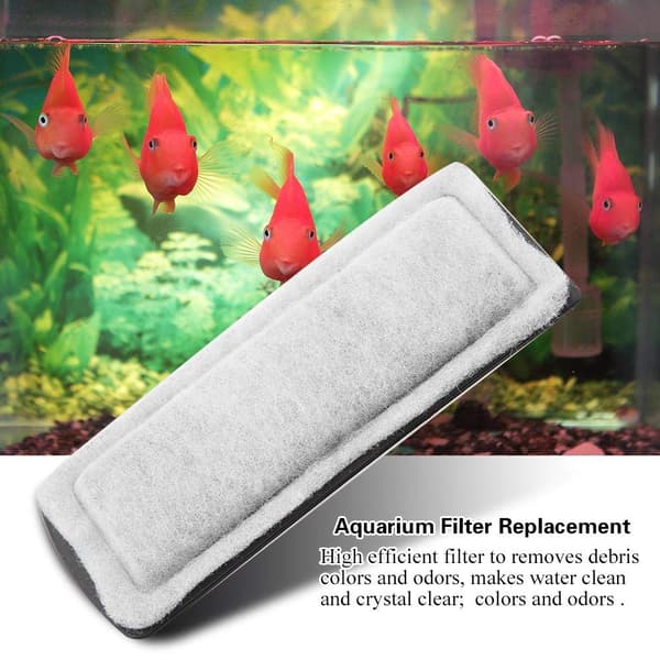 2 st, Filter vattenfall filter ersättning bomullskärna filterbräda väggmonterat filter med inbyggd filterbox, Akvarium Filter Ersättning