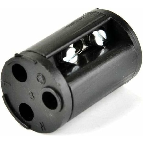 QU/Vedenpitävä kytkentärasia, 2 kpl IP68 -liitäntärasia - Kytkentärasia 1mm-13mm - Helppo asentaa (musta, PVC)