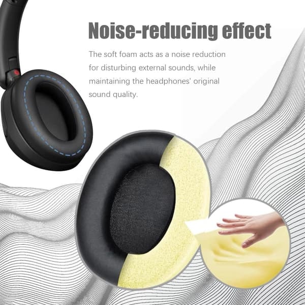 WH-XB910 Headset - ørepuder, Ørepuder 1 par Sort Sony WH-XB910N_qq