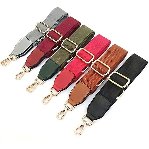 [QD] Erstatningsveskereim, justerbar bred skulderreim, crossbody-veske