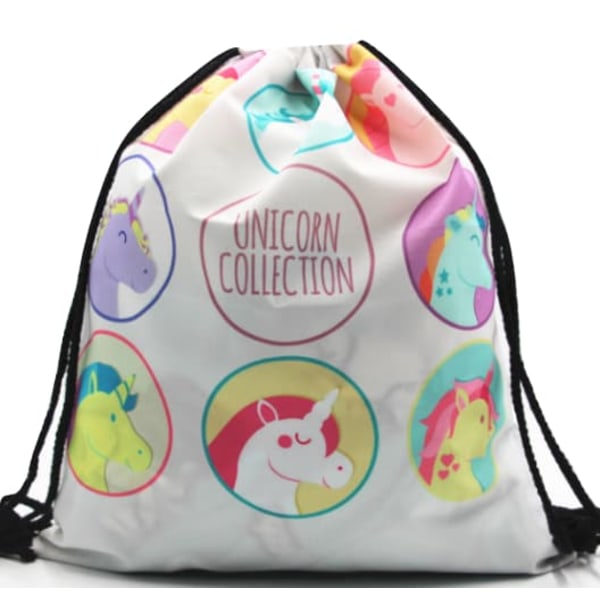 Unicorn Gymnastikpose-Sko Tasker-Sko Taske-Sko Pose-RYGSÆK SNØRE_qq