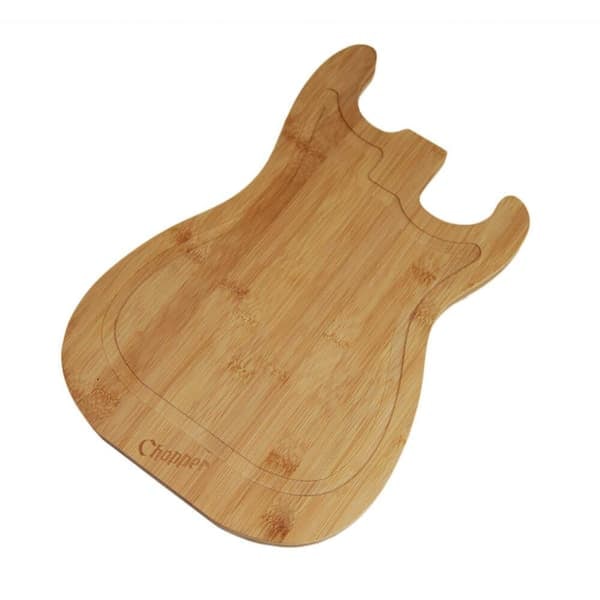 /QD/Skärbräda i Bambu - Gitarr