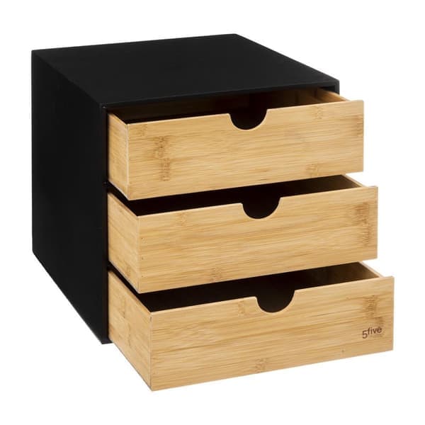 Skrivebordsoppbevaring med 3 skuffer - 31 x 25 cm