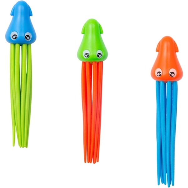 Bläckfisk dykleksak set, sommar poolleksaker, träningsleksaker bläckfisk