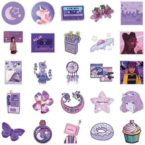 /QD/ Sticker Pack - Purple