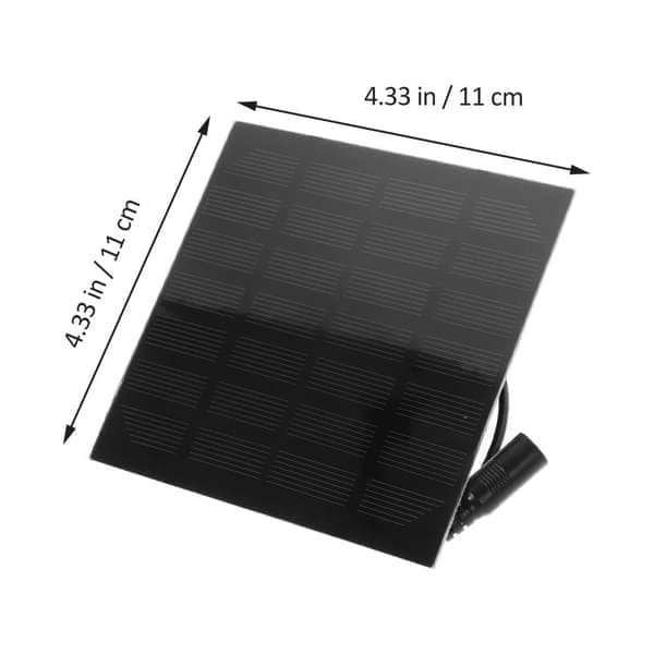 Solcellsdriven fontän med 4 munstycken (11 cm)