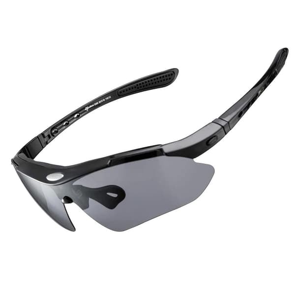 \"QD\" Polarizing cycling glasses with 5 different lenses