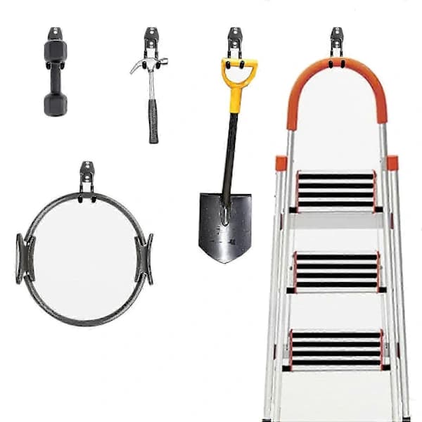 2-pack garagekrokar kraftig väggmonteringsorganisatör garage väggmontering p