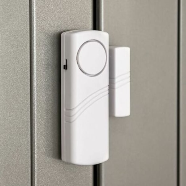 QU/Dörr- och fönsterlarm - Set om 4 - Hemsäkerhet och inbrott - Magnetisk funktion - 120 dB