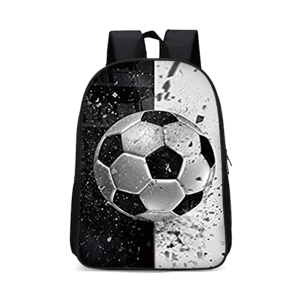 Fotballryggsekk Barn Skolesekk Fotballmønster Bokvesker