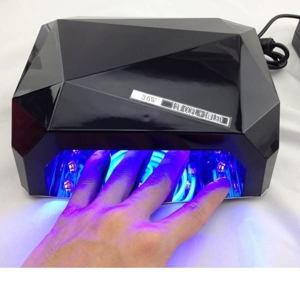 UV-lampe for negletørking - Profesjonell negletørker - svart_qq