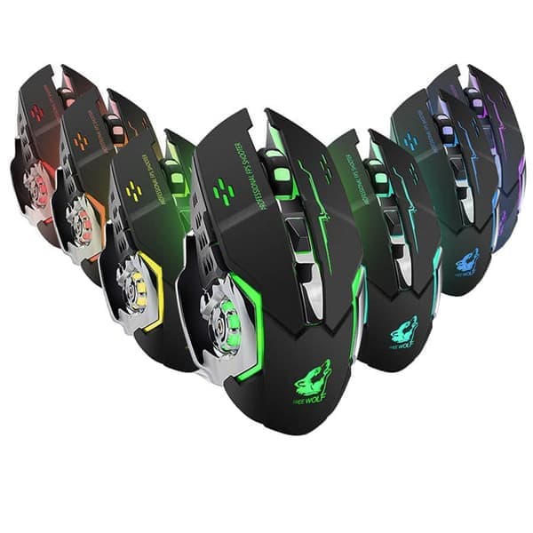 X8 Wireless 2.4GHz Gaming Mouse with LED Lighting