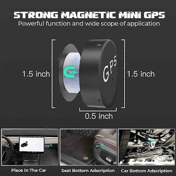 QD-Mini Magneettinen GPS-paikannin Reaaliaikainen Auto Kuorma-auto Ajoneuvo SMS-paikannin GSM GPRS GF10, 50% Tarjous-FPJ23