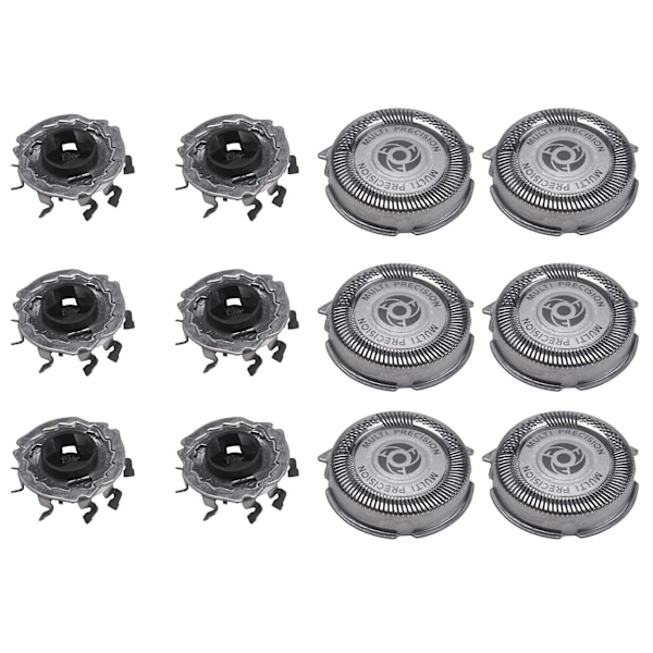6 kpl Sh50 -vaihtopäitä Series 5000 -parranajokoneisiin, S5000 S5420 S5380 S5351 Multiprecision-terät