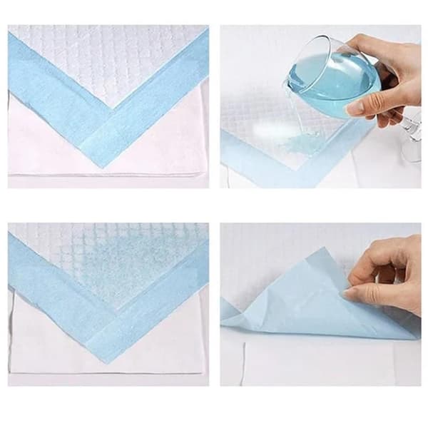 Tissematte med bæsjeposer for hund / valpematte / hygieneunderlag
