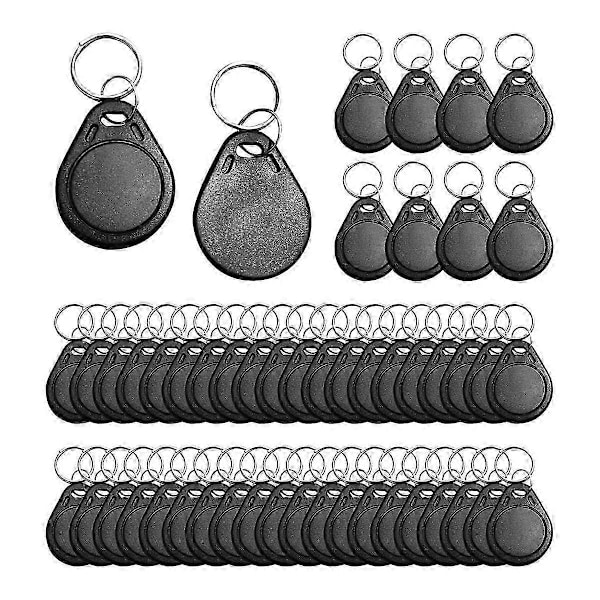 QU/50 stk. T5577 Skrivbare 125kHz RFID Nøglebrik Proximity ID Kort Token Tag, 125khz RFID Skrivbar Genbeskrivelig