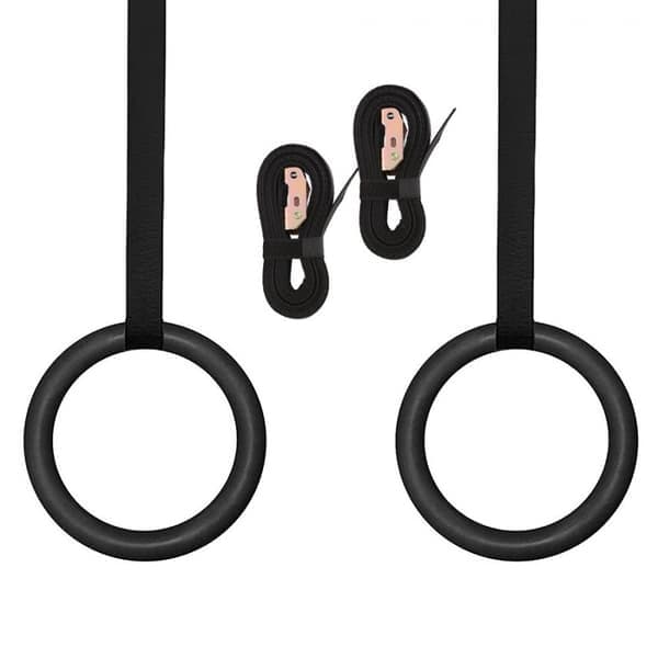 Pro Gymnastikringe ABS Plast - Sort_qq