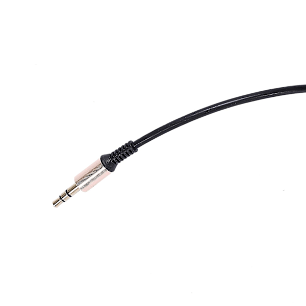 3,5 mm Audio Aux -kaapeli Jack 3,5 Jack kullattu 90 asteen kulma Audiokaapeli 3,5 mm uros-uros autoon, musta