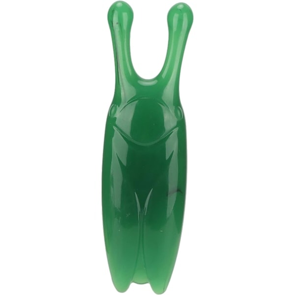 [QD] Gua Sha Kasvotyökalu, Nenähieronta Korkea Nenänvarsi Kaavin Gua Sha Hierontatyökalu Nenän Leukalinjan Muotoiluun Turvotusta Vähentävä (Vihreä)