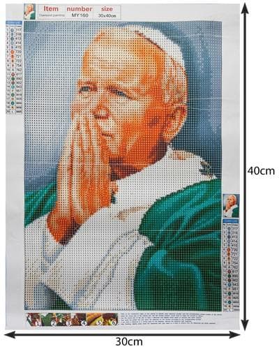 Timanttimaalaus - 30x40cm - Paavi