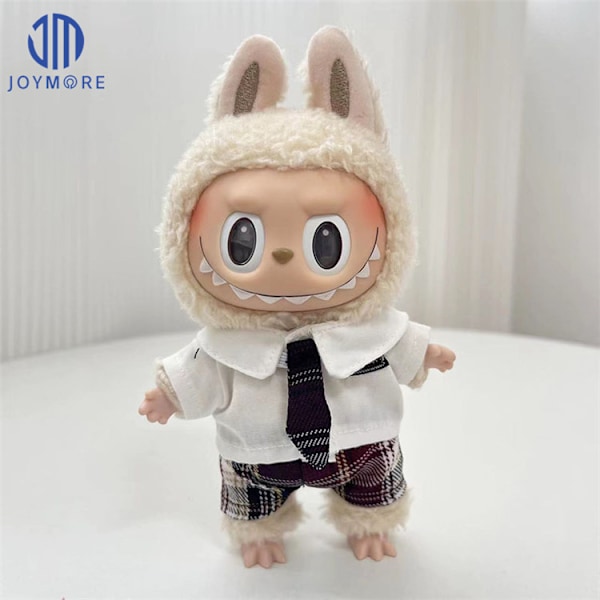 Pop Mart Labubu Kläder Leksak Labubu Kläder Outfit Skjortset Labubu Dockkläder 7 17cm labubu clothes , without dolls