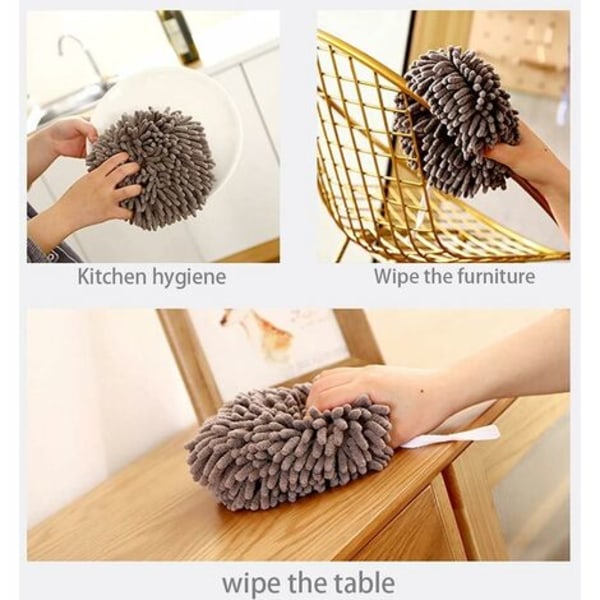 \"QD\" Hängande Handtorkningshandduk, 2-pack Absorberande Handdukar, Mikrofiber Hängande Handduk, Multifunktionell Hängande Handduk, Snabbtorkande