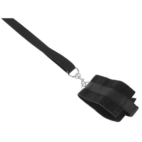 Käsiraudat ja jalkaraudat sänkyyn - BDSM Bondage Musta