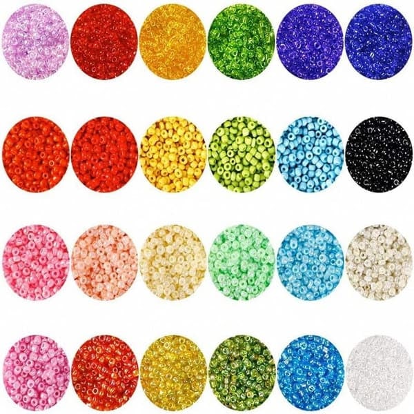Seed / Rocailles Pärlor Kiera Kit - KREA DIY Smyckesset med olika pärlor - 35000 st_qq
