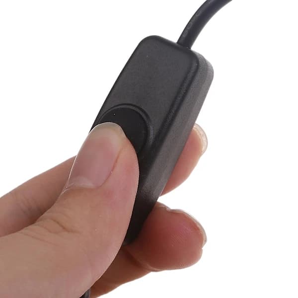 Typ C till USB C Micro USB Multi-laddningskabel med strömbrytare för mobiltelefon